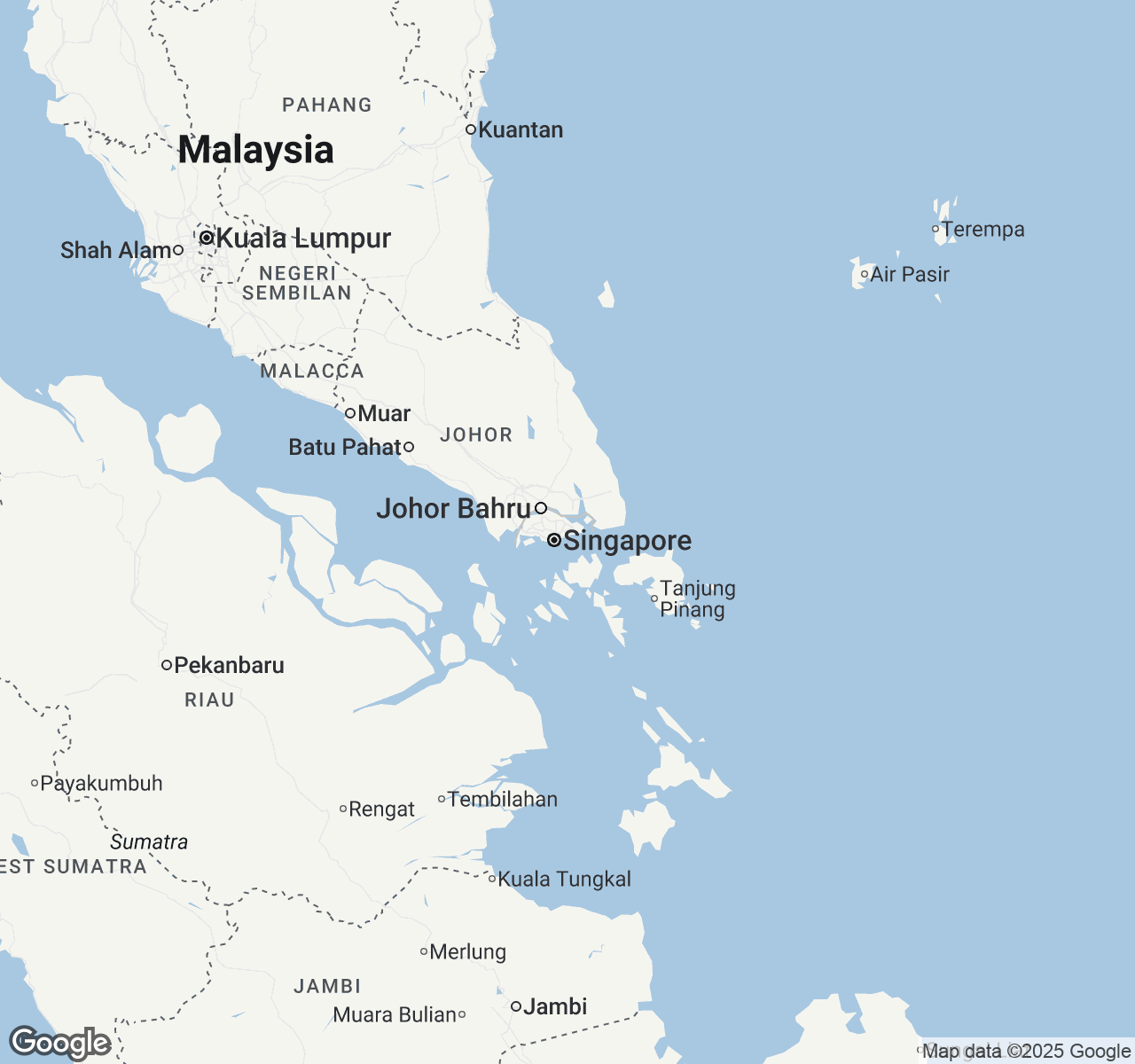 Map of Southeast Asia